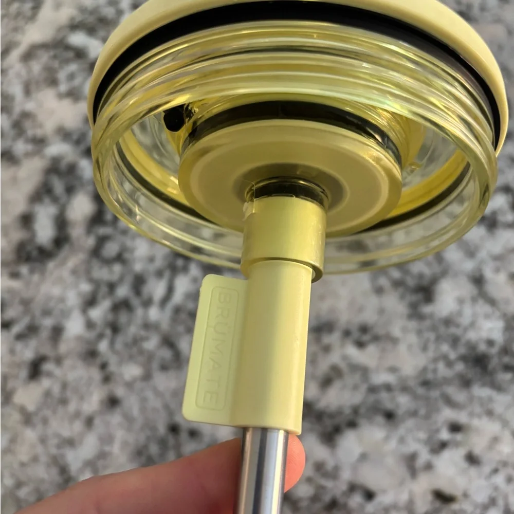 BrüMate Yellow Insulated Travel Mug with Handle